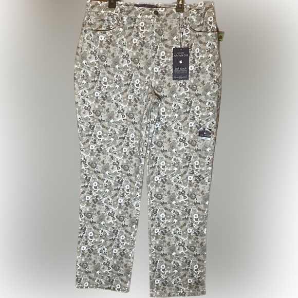 Gloria Vanderbilt Jeans Light Fern Petal 14 short - Picture 2 of 6